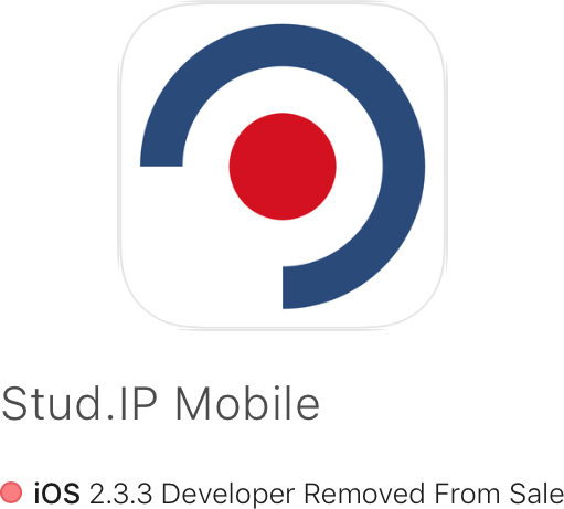 Goodbye Stud.IP Mobile